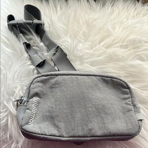 NWOT Lululemon Gray Crossbody Bag